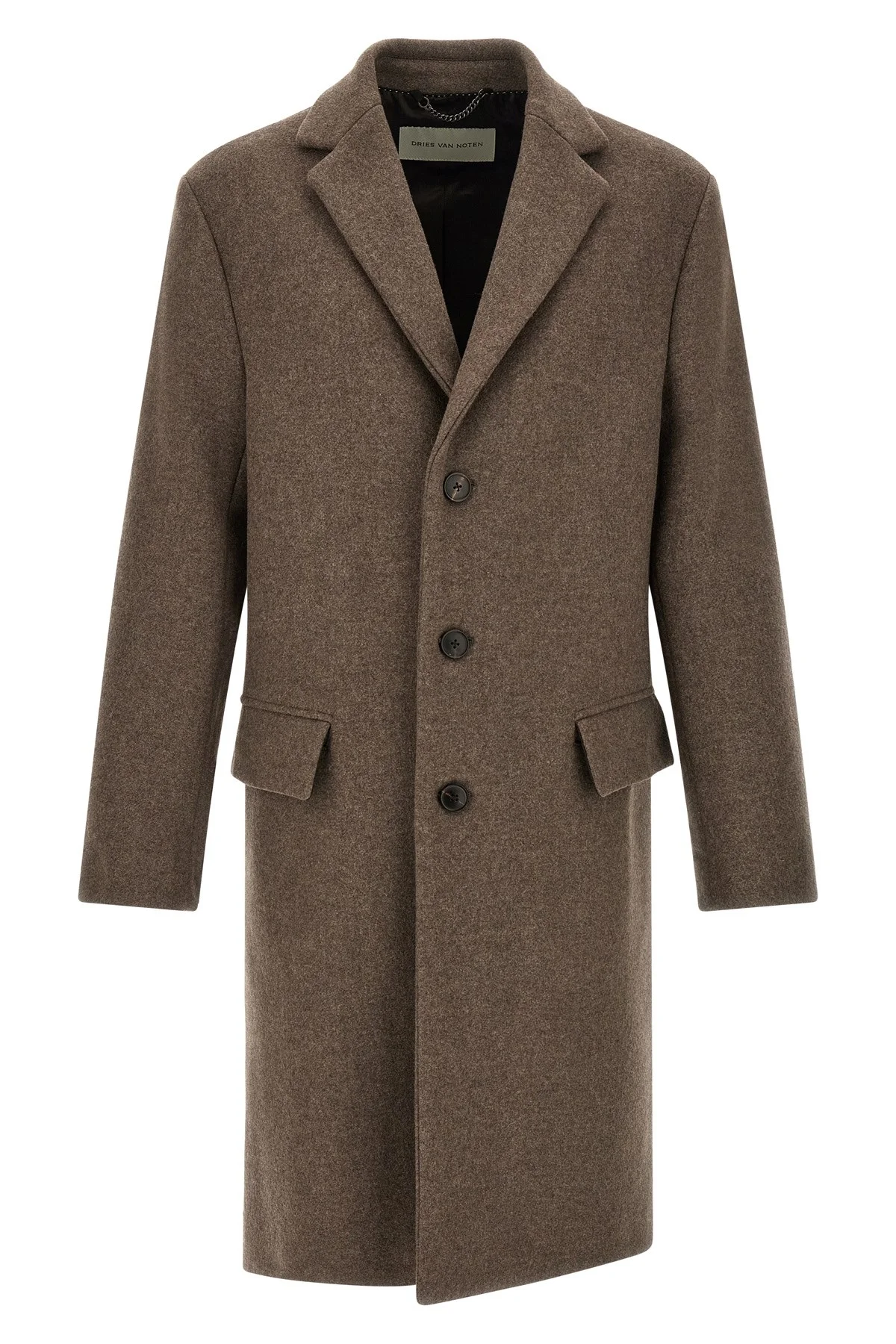 'Rustic' Wool Coat - 1