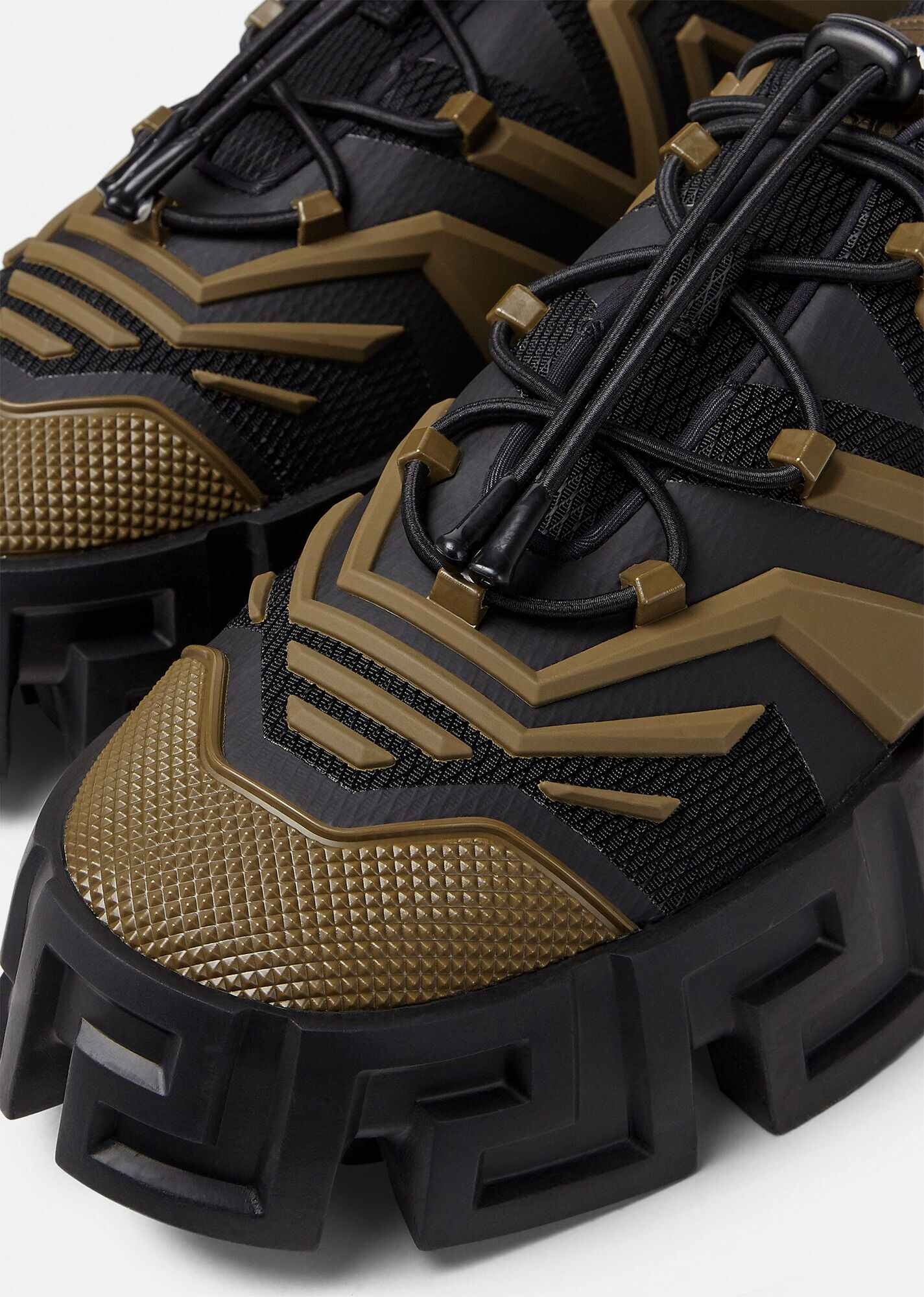 Greca Labyrinth Lace-Up Shoes - 3