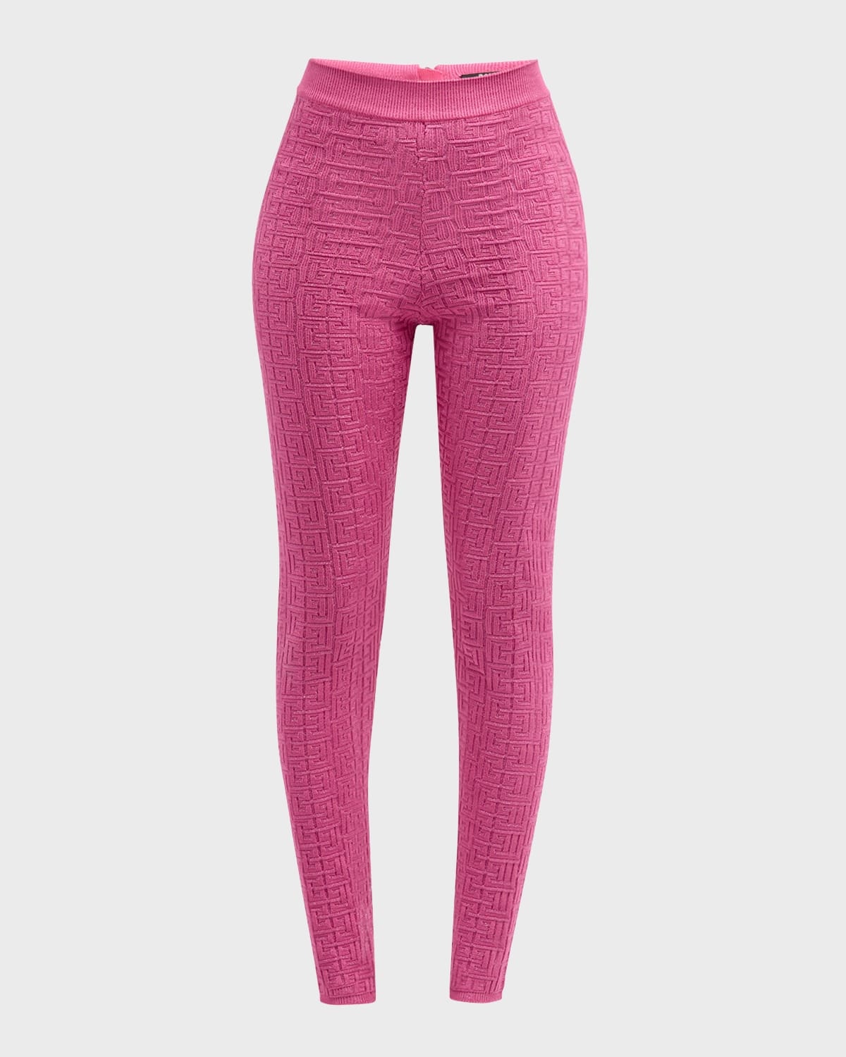 Monogram Knit Leggings - 1