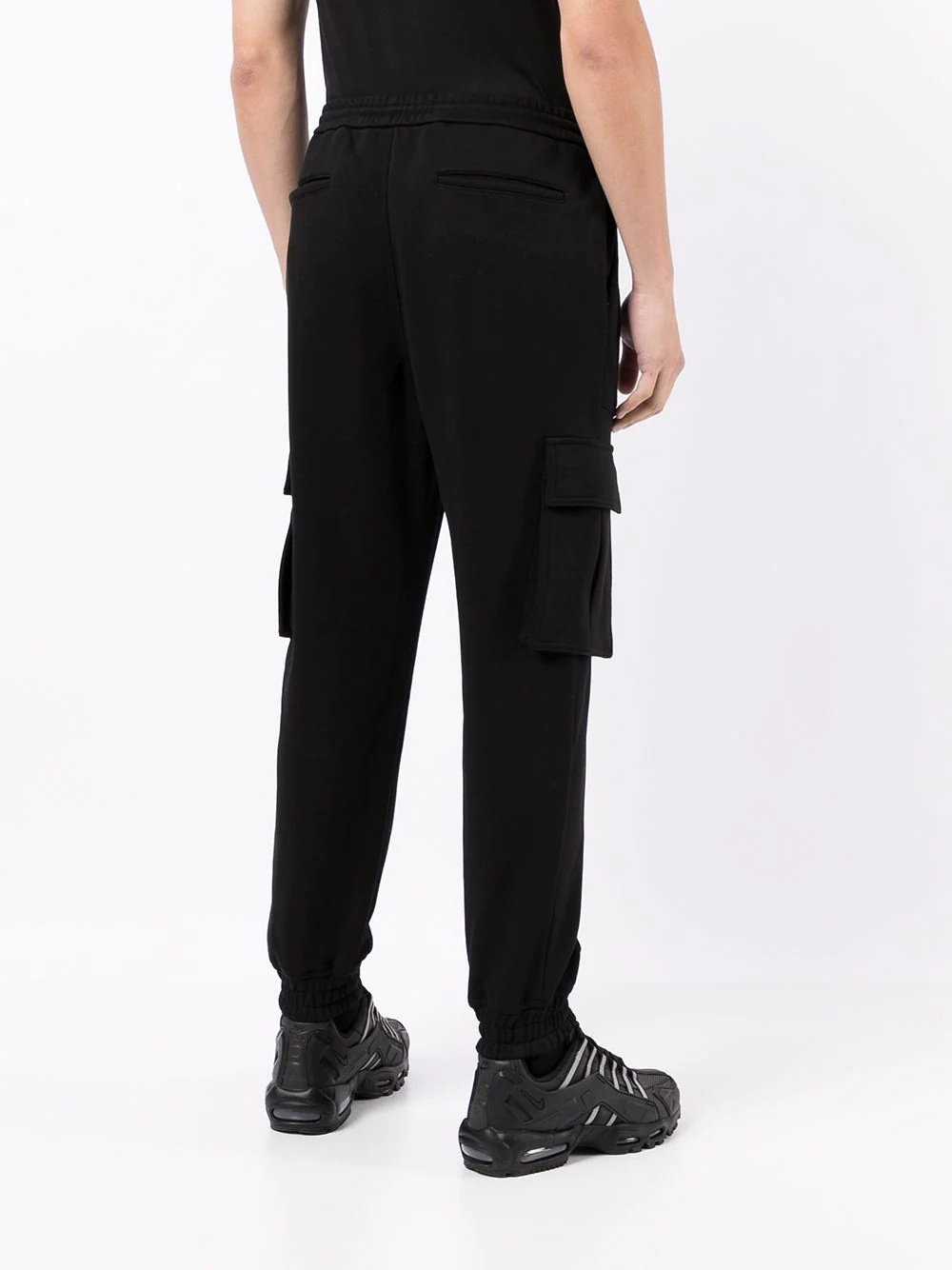 tapered-leg cargo trousers - 4