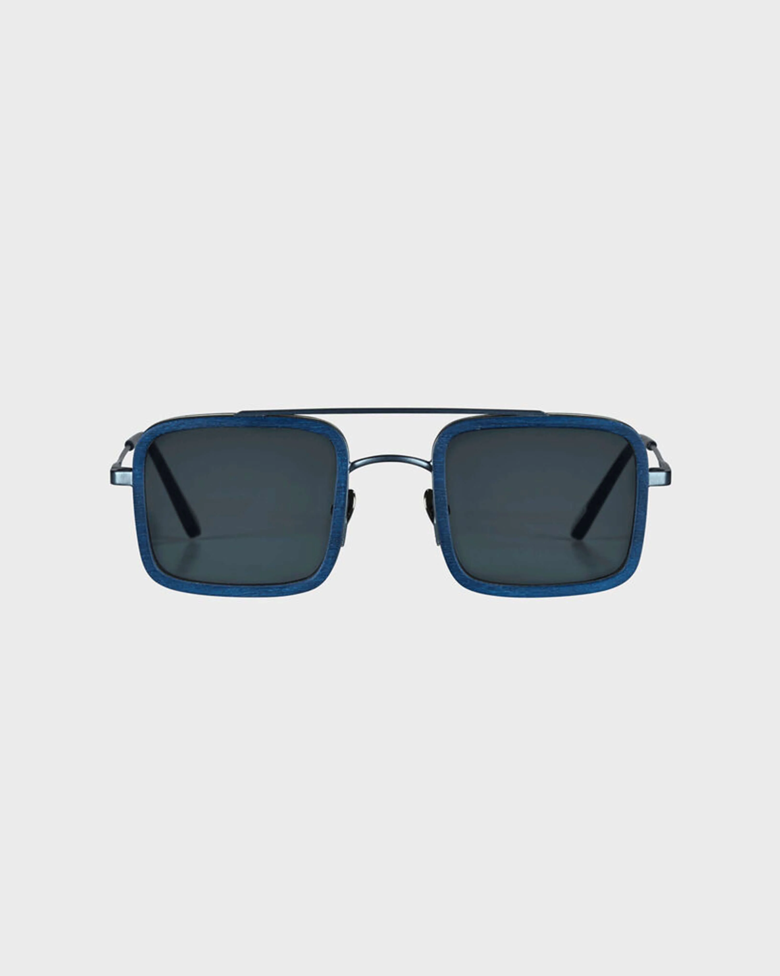 White Tulipwood Women and Men Sunglasses - VBQ x Shelter - 1