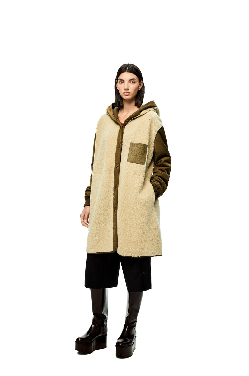 Loewe Parka in shearling outlook