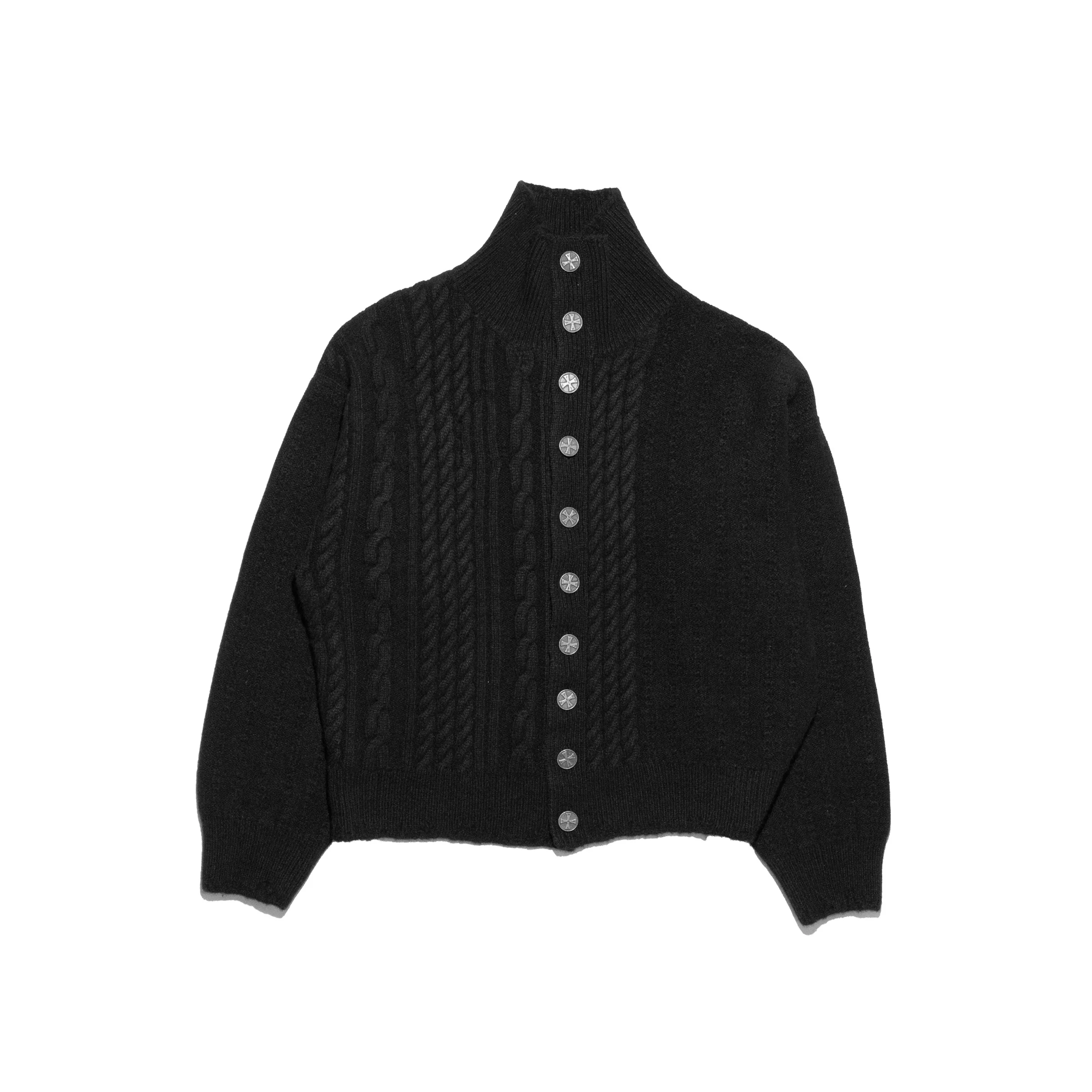 BUTTON DOWN TURTLENECK - 1