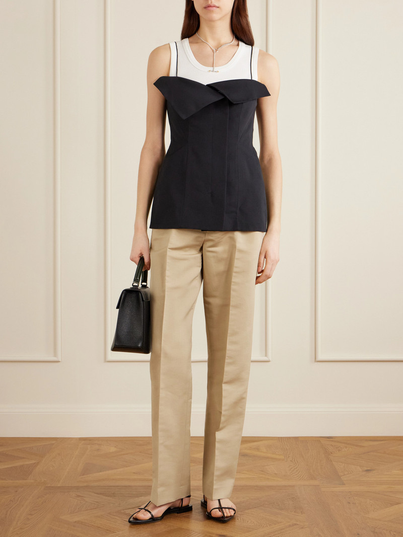 FFORME Eilwen Cotton And Silk Blend Top outlook