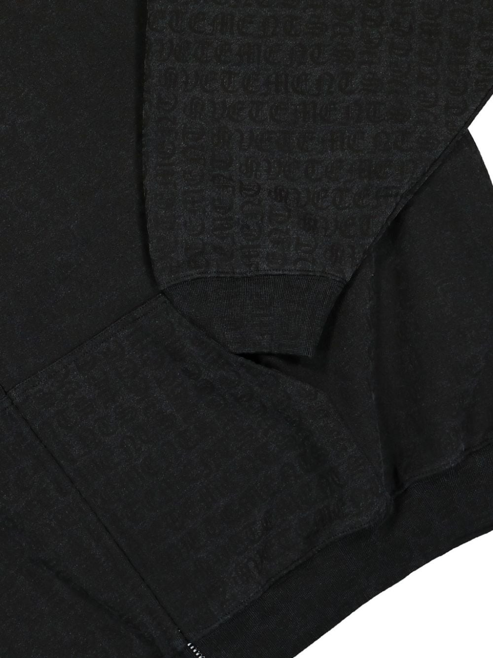 monogram-print hoodie - 4