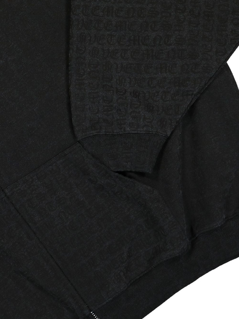 monogram-print hoodie 4