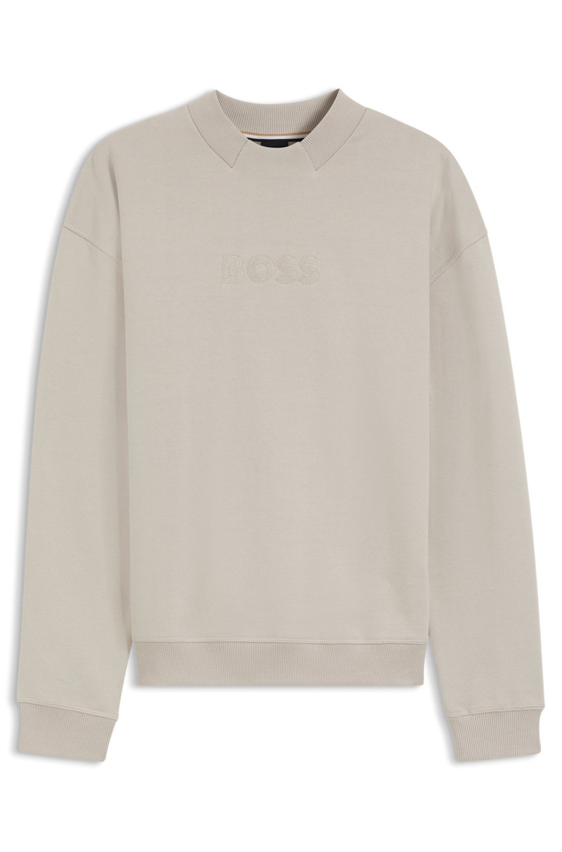COTTON-TERRY SWEATSHIRT WITH LOGO DETAIL 1