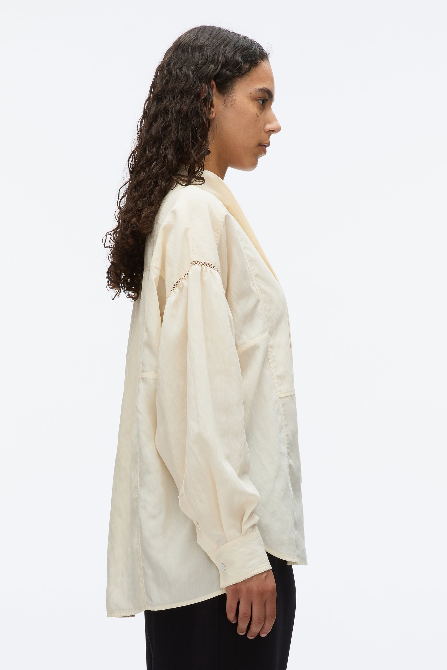 Tie Neck Blouse - 3