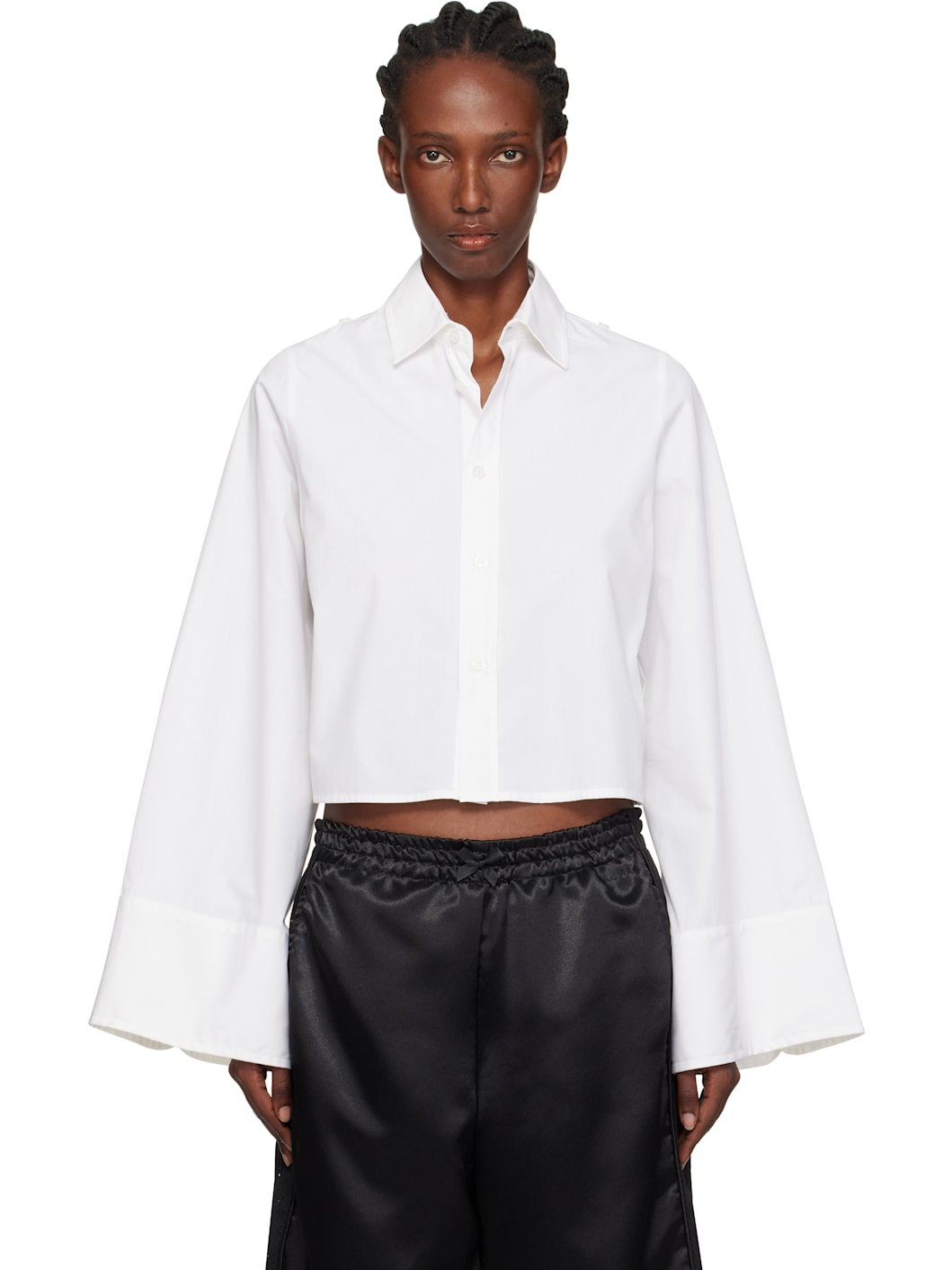 White Cotton Shirt - 1
