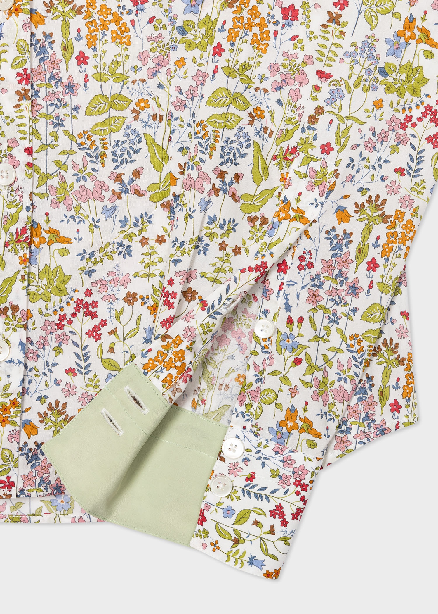 Multi-Colour 'Liberty Floral' Fitted Shirt - 3