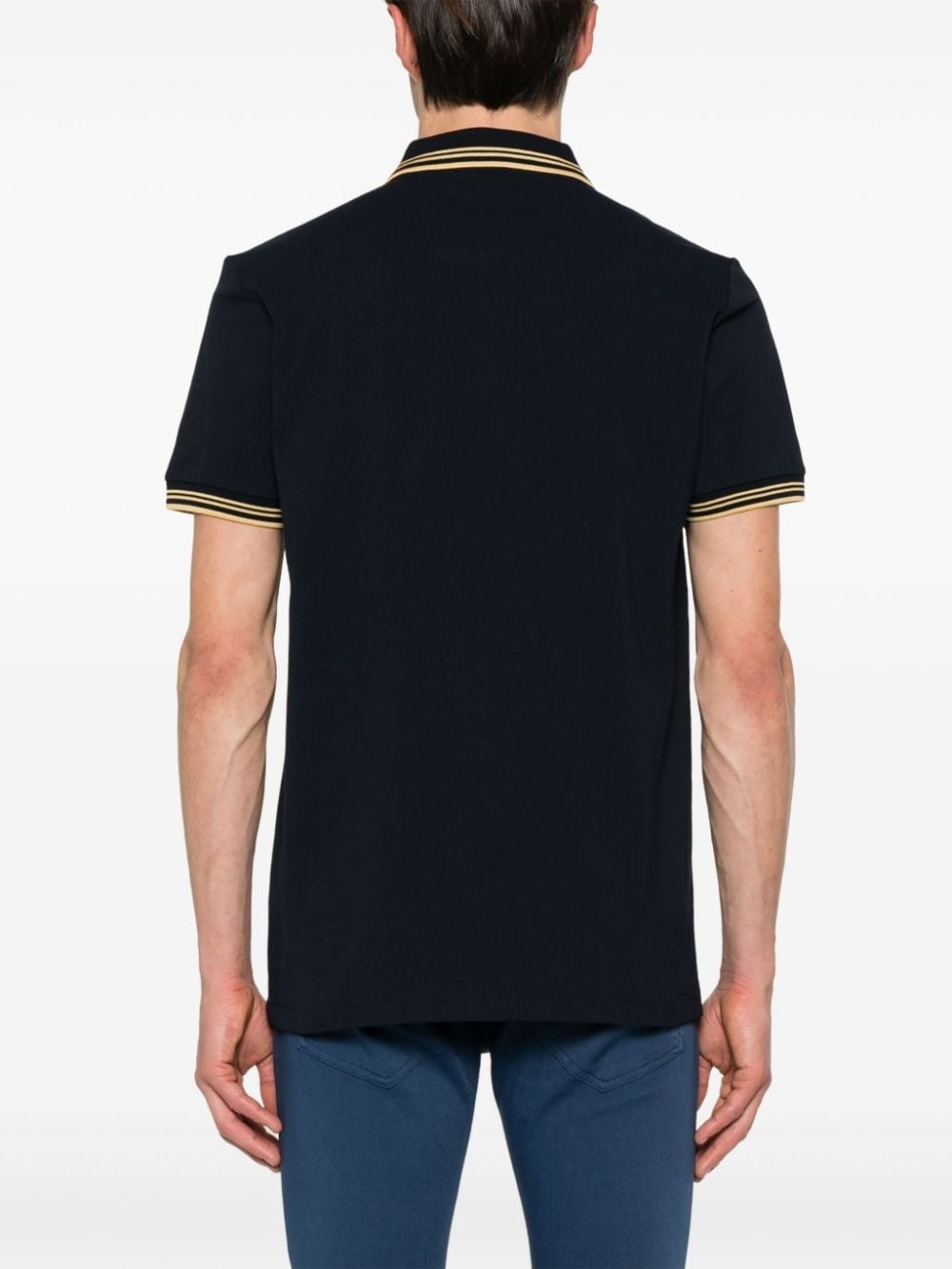 logo-print polo shirt - 4