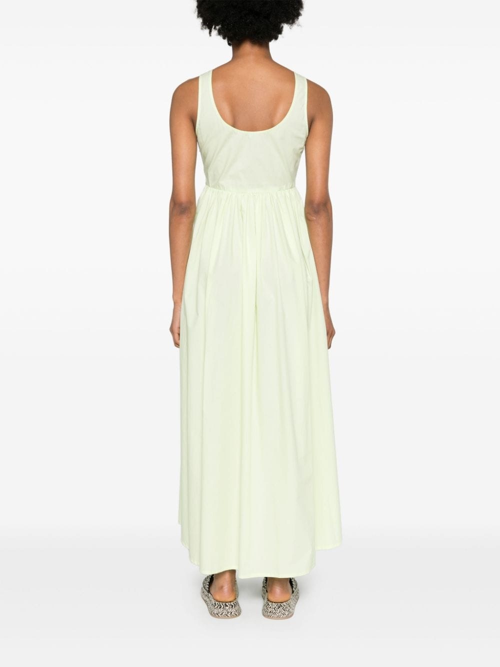 Sleeveless cotton midi dress - 5