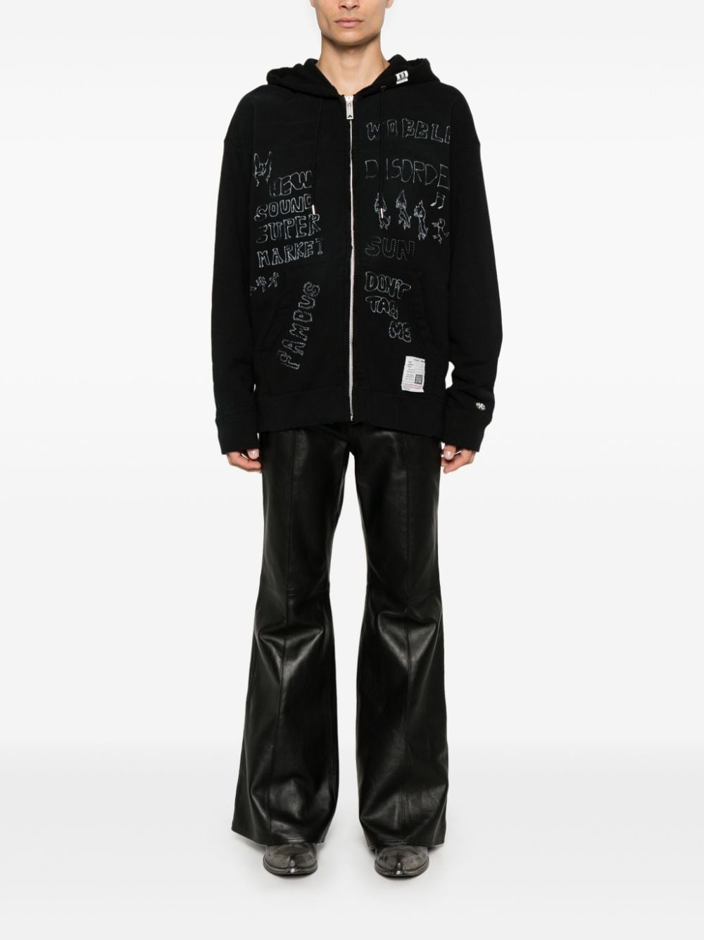 zip-up hoodie - 2