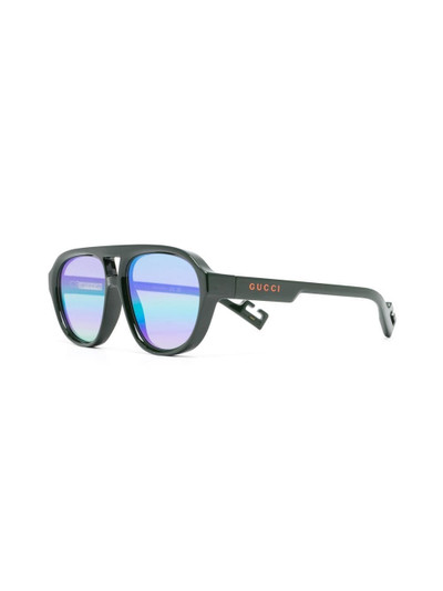 GUCCI pilot-frame sunglasses outlook