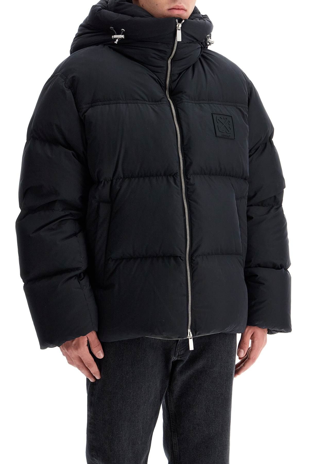 Off White Off-White "down jacket with logo patch - 2
