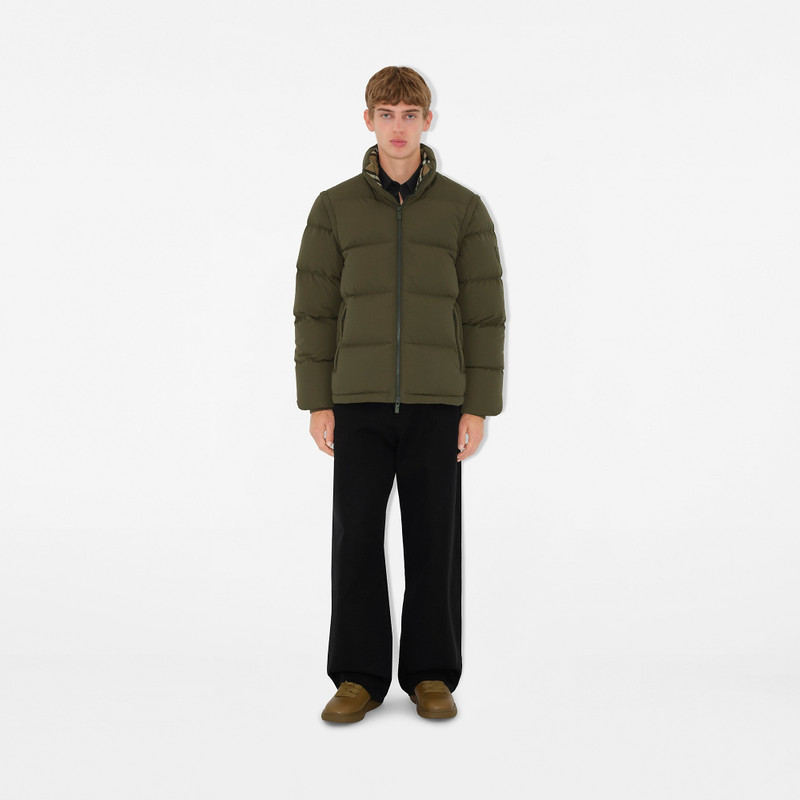 Detachable Sleeve Nylon Puffer Jacket 6