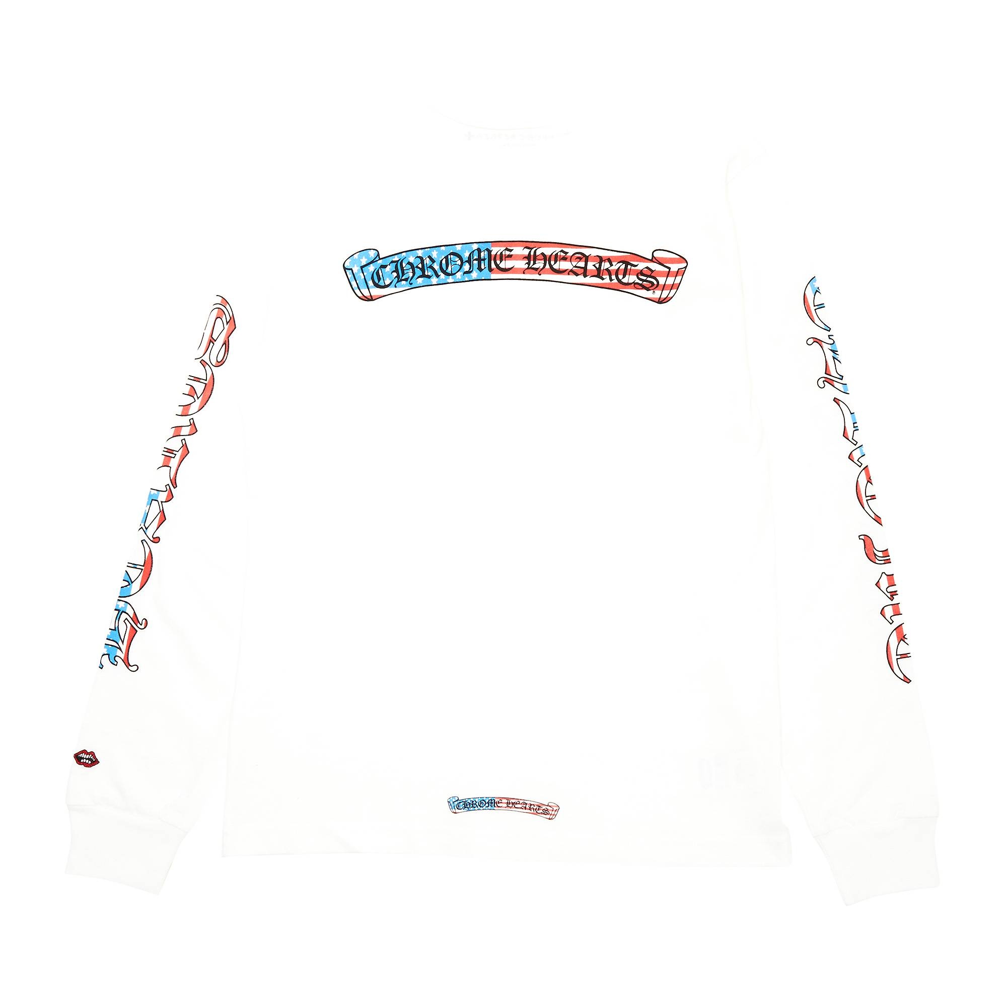 Chrome Hearts x Matty Boy America Long-Sleeve T-Shirt 'White' - 2
