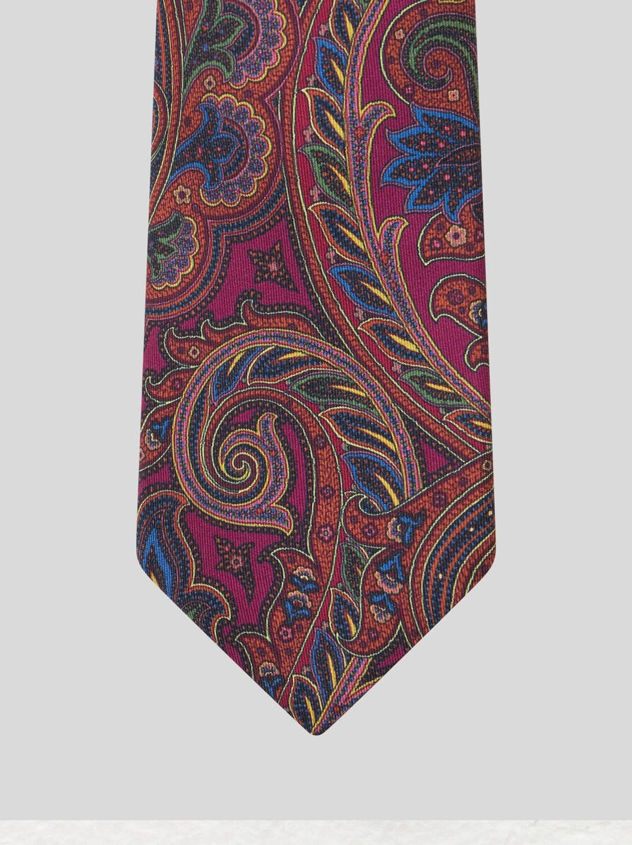 PRINTED SILK TIE - 3