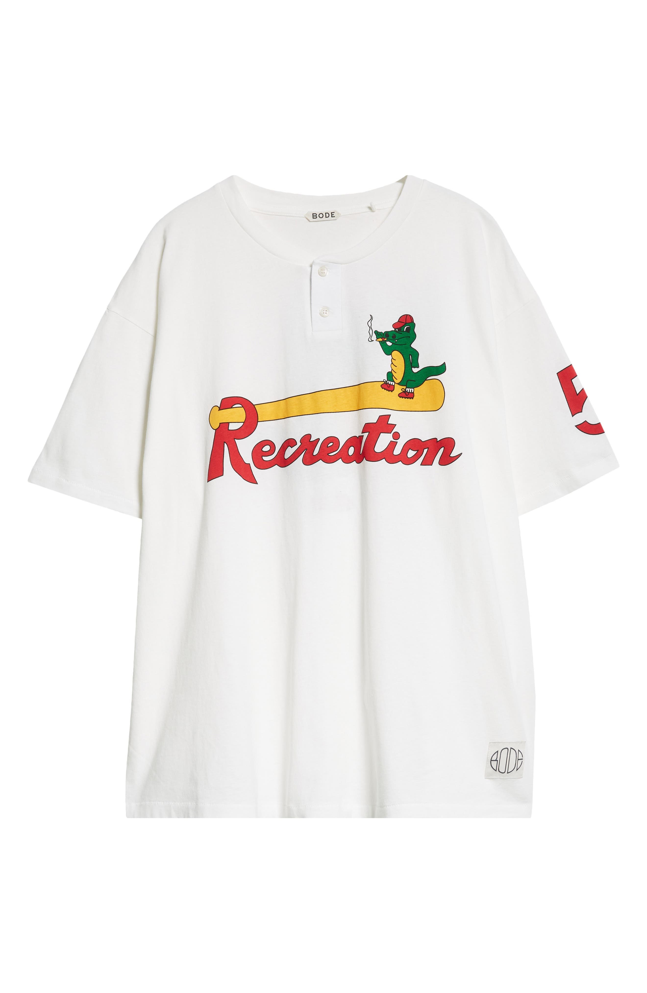 Bode Reptile Recreation Graphic T-Shirt in Cream at Nordstrom - 5