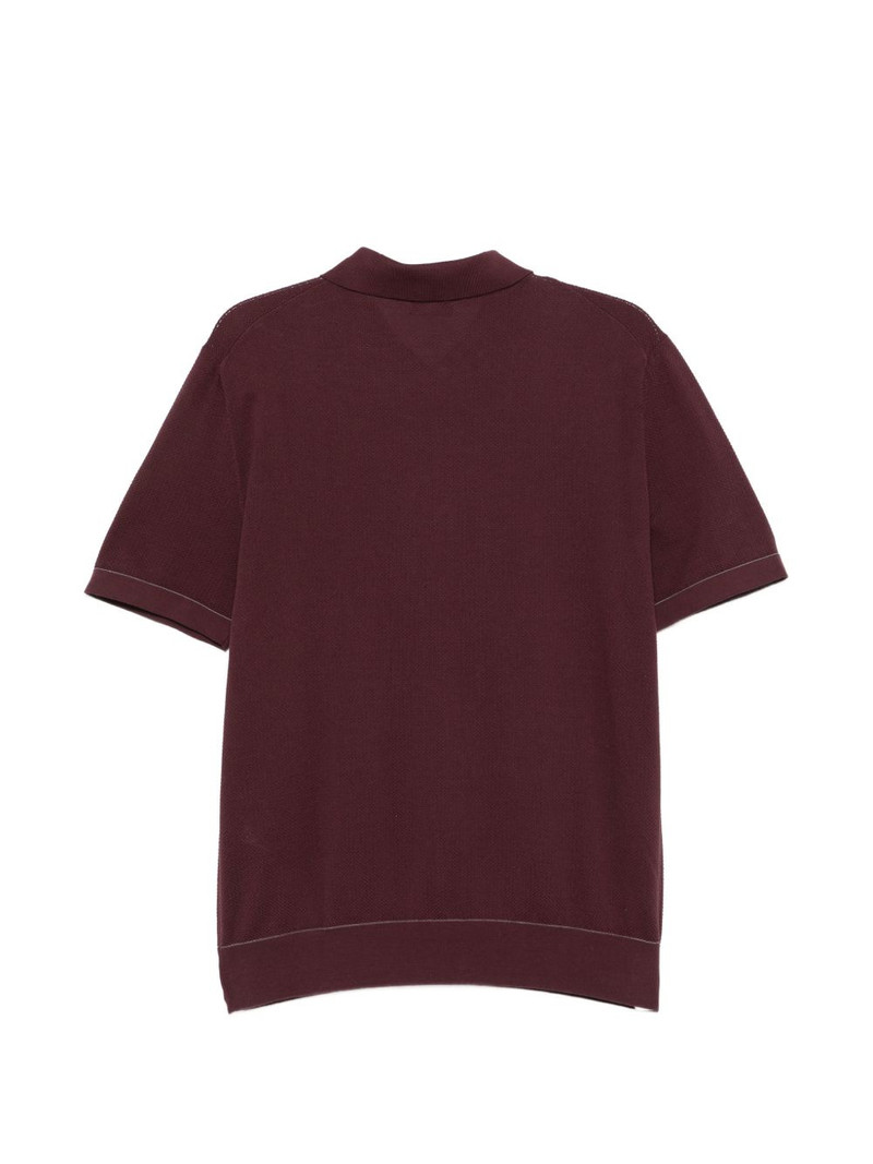 Brioni button collared polo shirt outlook