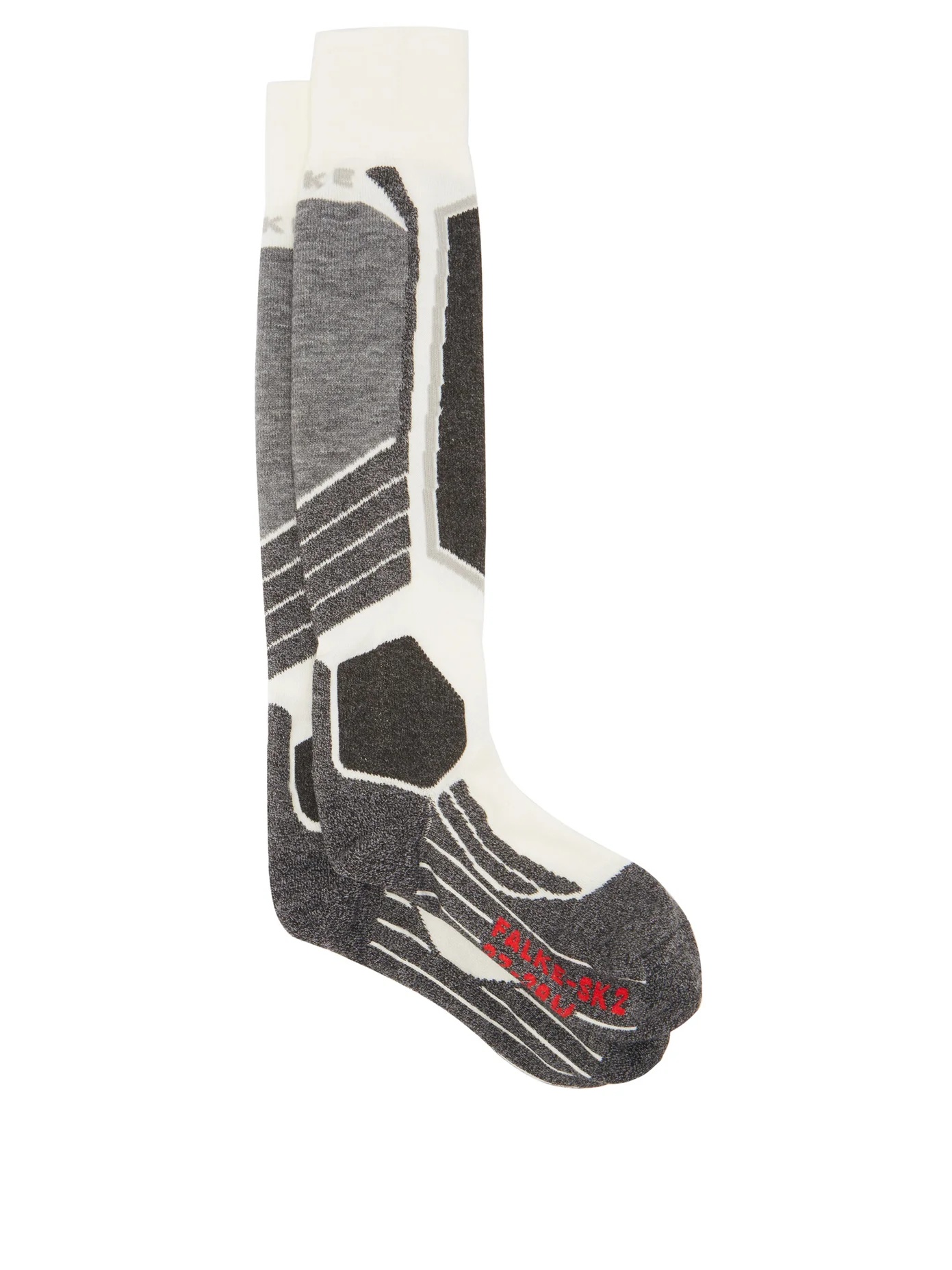 SK2 padded knee-high ski socks - 1