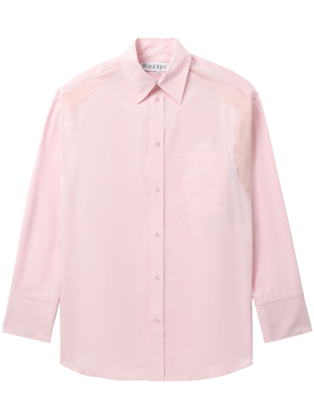 classic-collar cotton shirt - 1