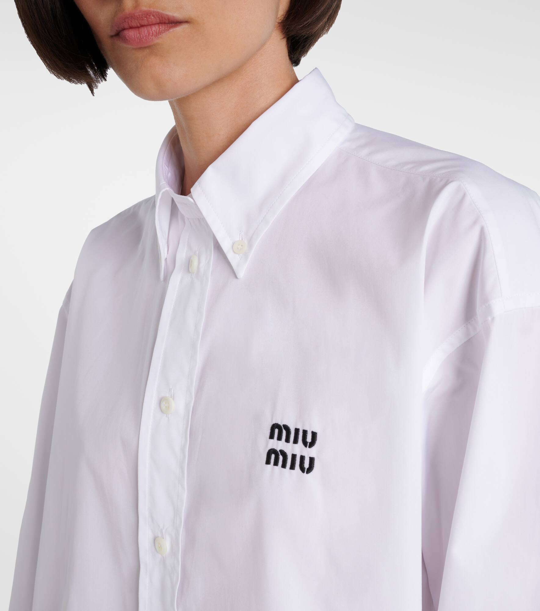 Cotton poplin shirt - 4