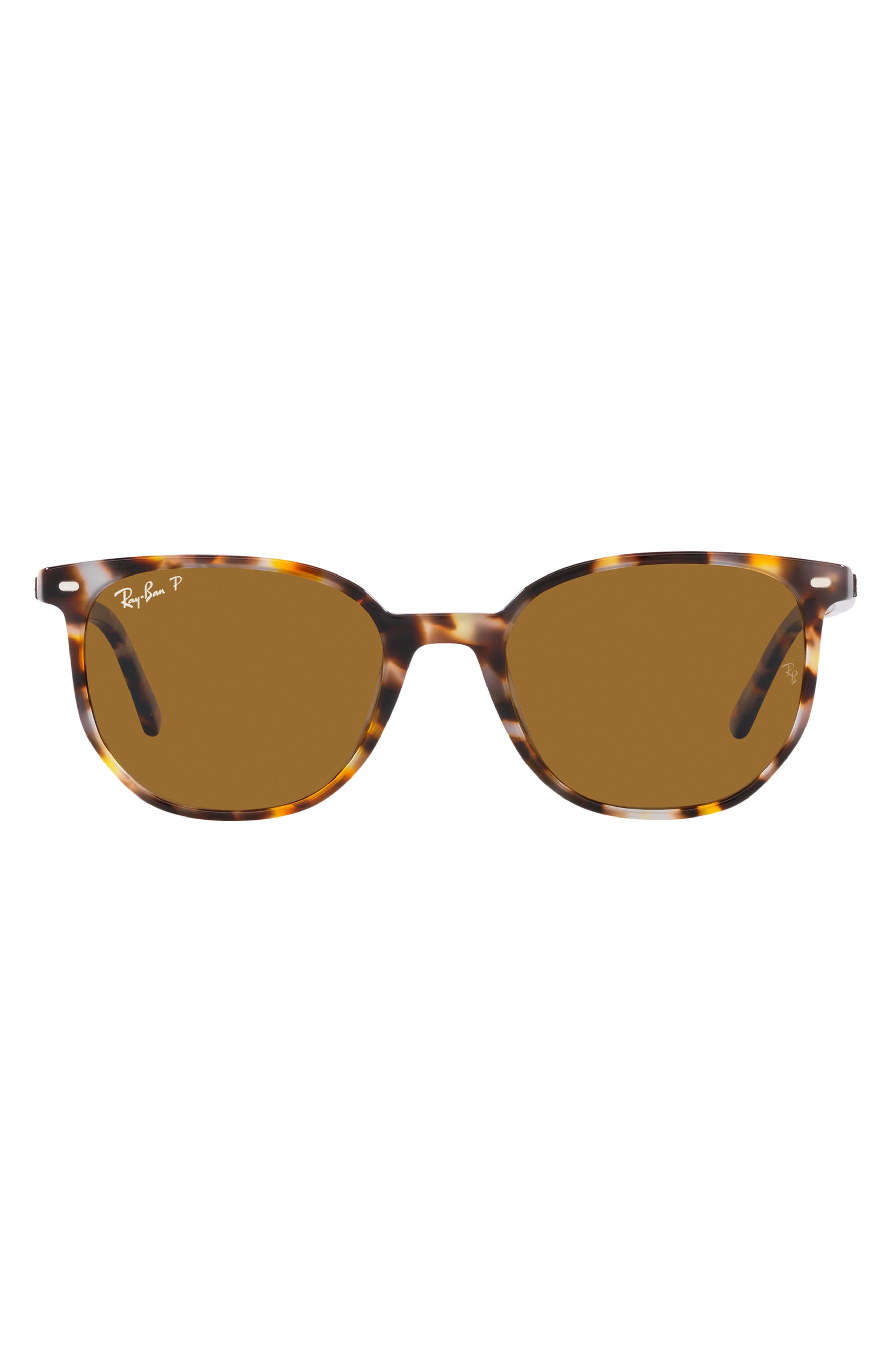 Ray-Ban Elliot 52mm Polarized Square Sunglasses in Brown Havana at Nordstrom - 1