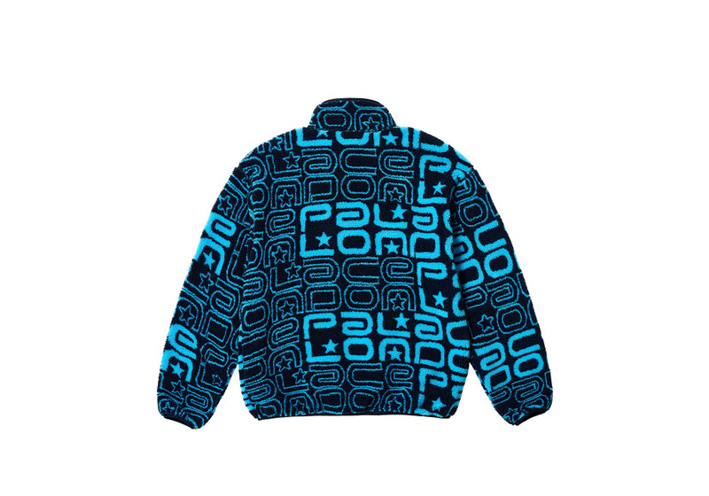 PALACE JOYREX FLEECE JACKET NAVY outlook