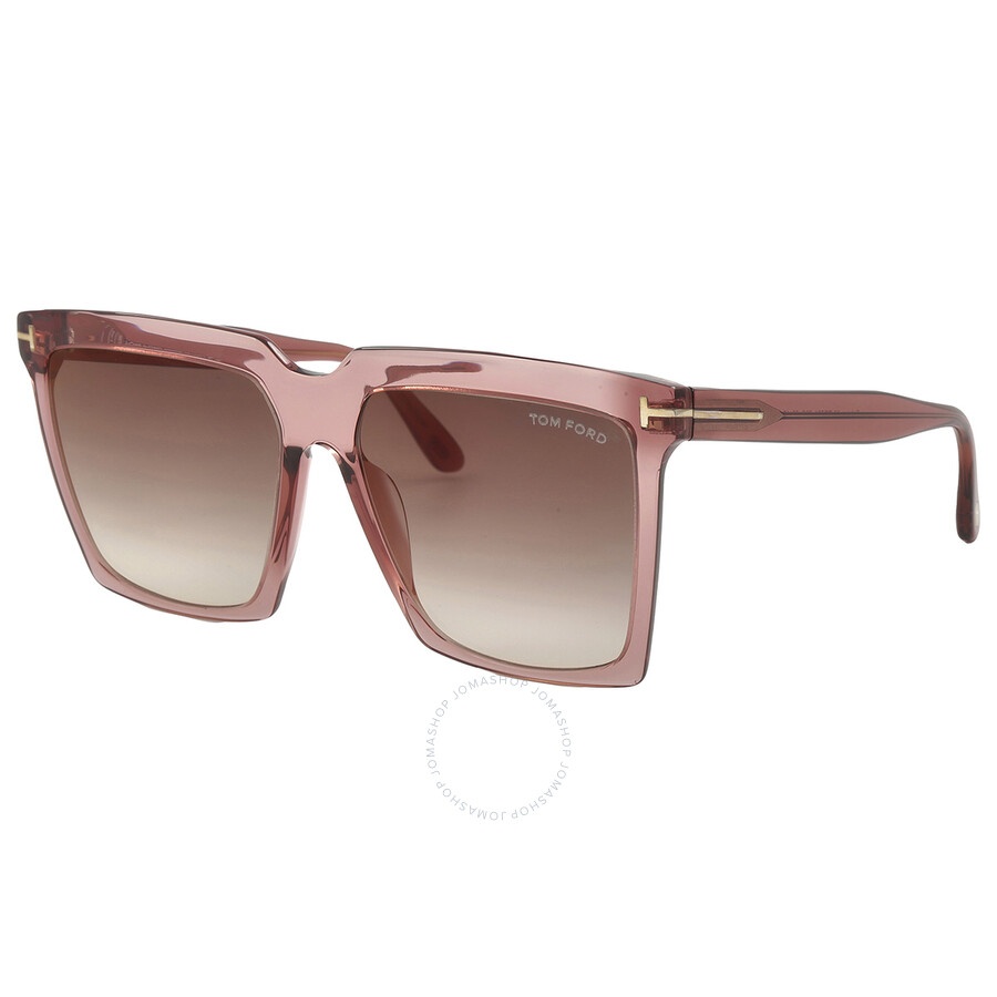 Tom Ford Sabrina Brown Mirror Browline Ladies Sunglasses FT0764 72G 58 - 5