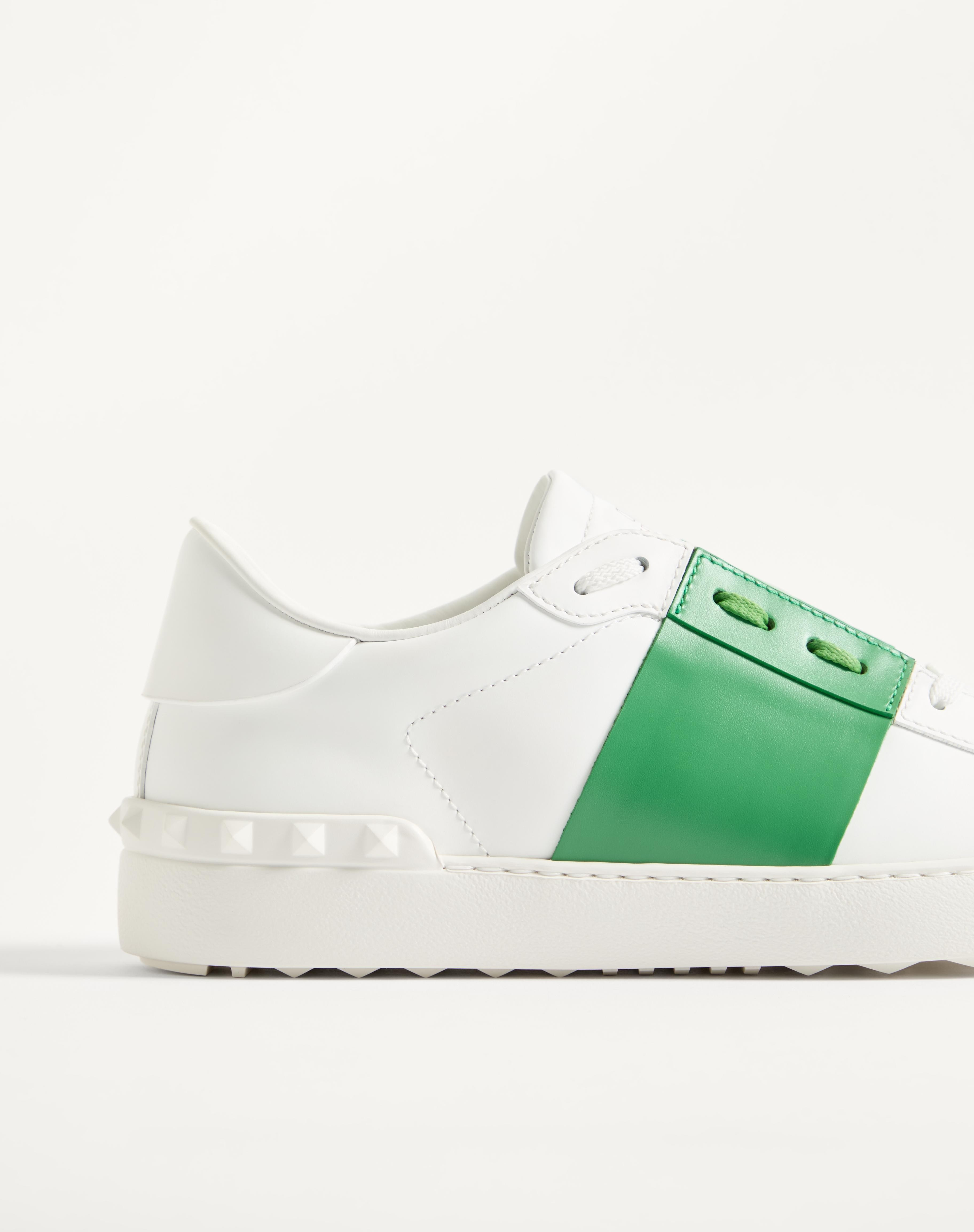 CALFSKIN OPEN SNEAKER - 8