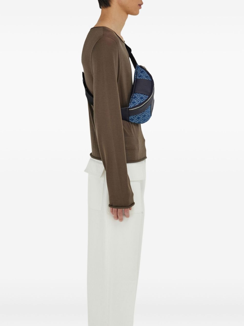 Monogram-jacquard belt bag - 3