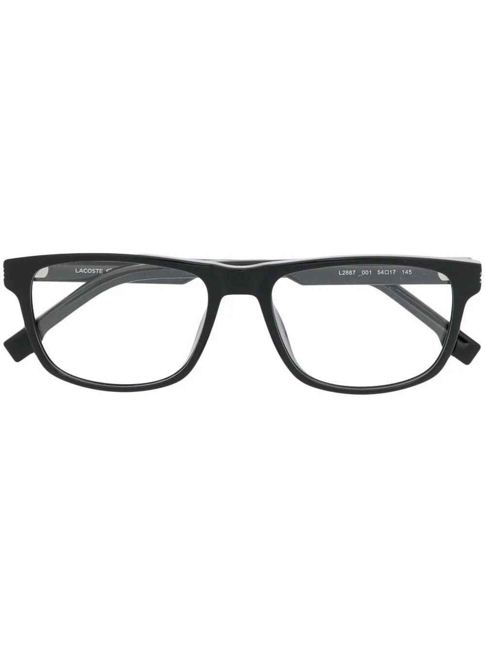 logo-detail square-frame glasses - 1