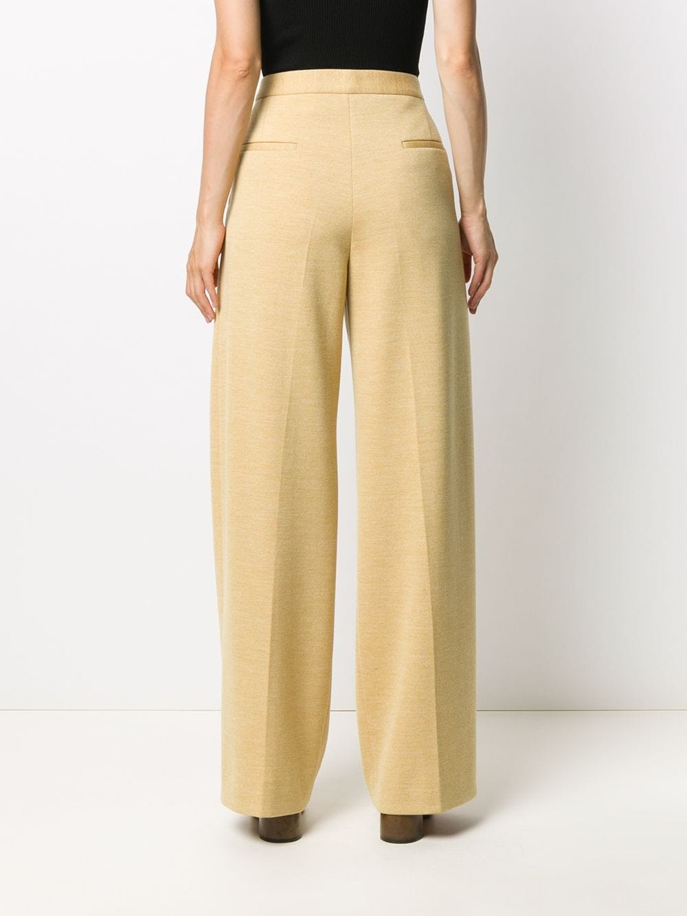 high-waisted pleated trousers - 4