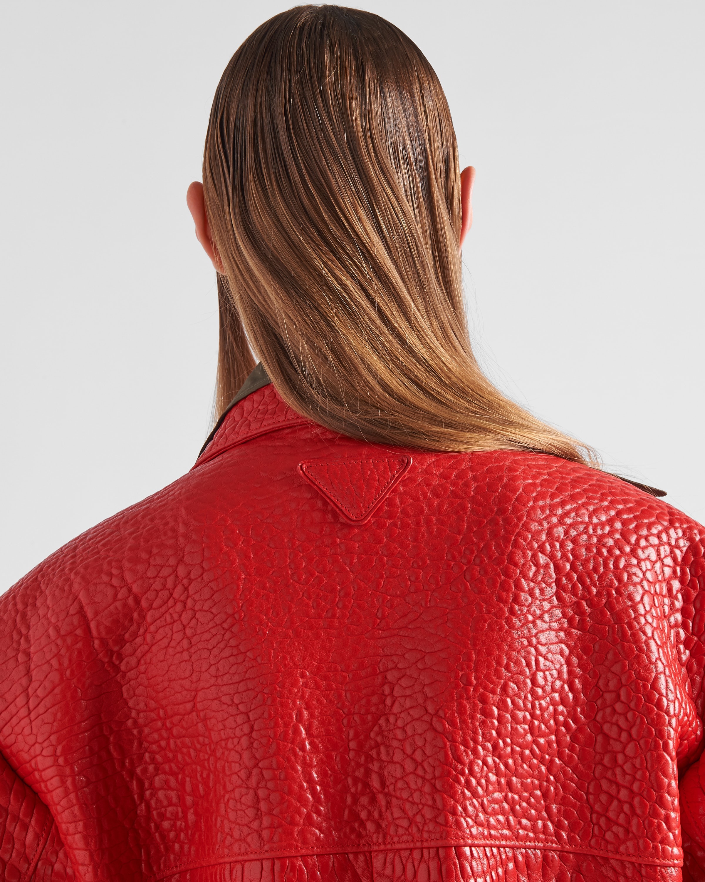 Single-breasted nappa leather jacket - 6