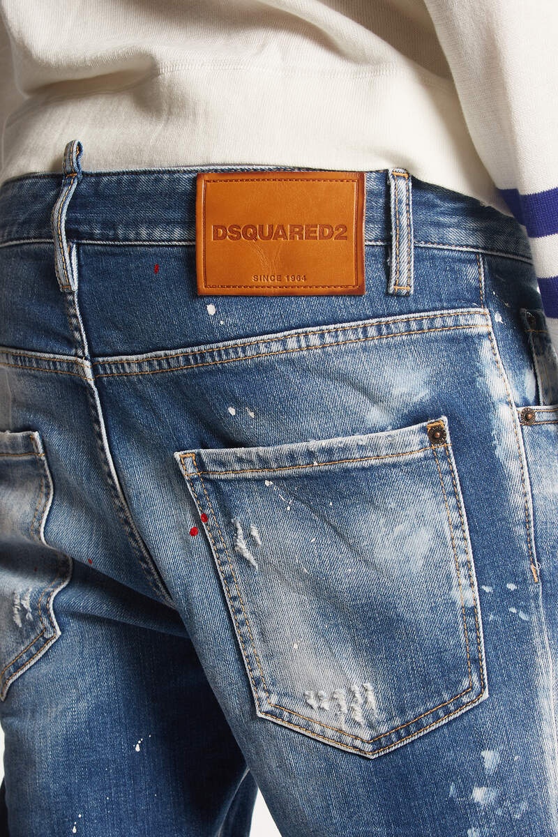 MEDIUM WORN OUT BOOTY WASH SKATER JEANS - 6