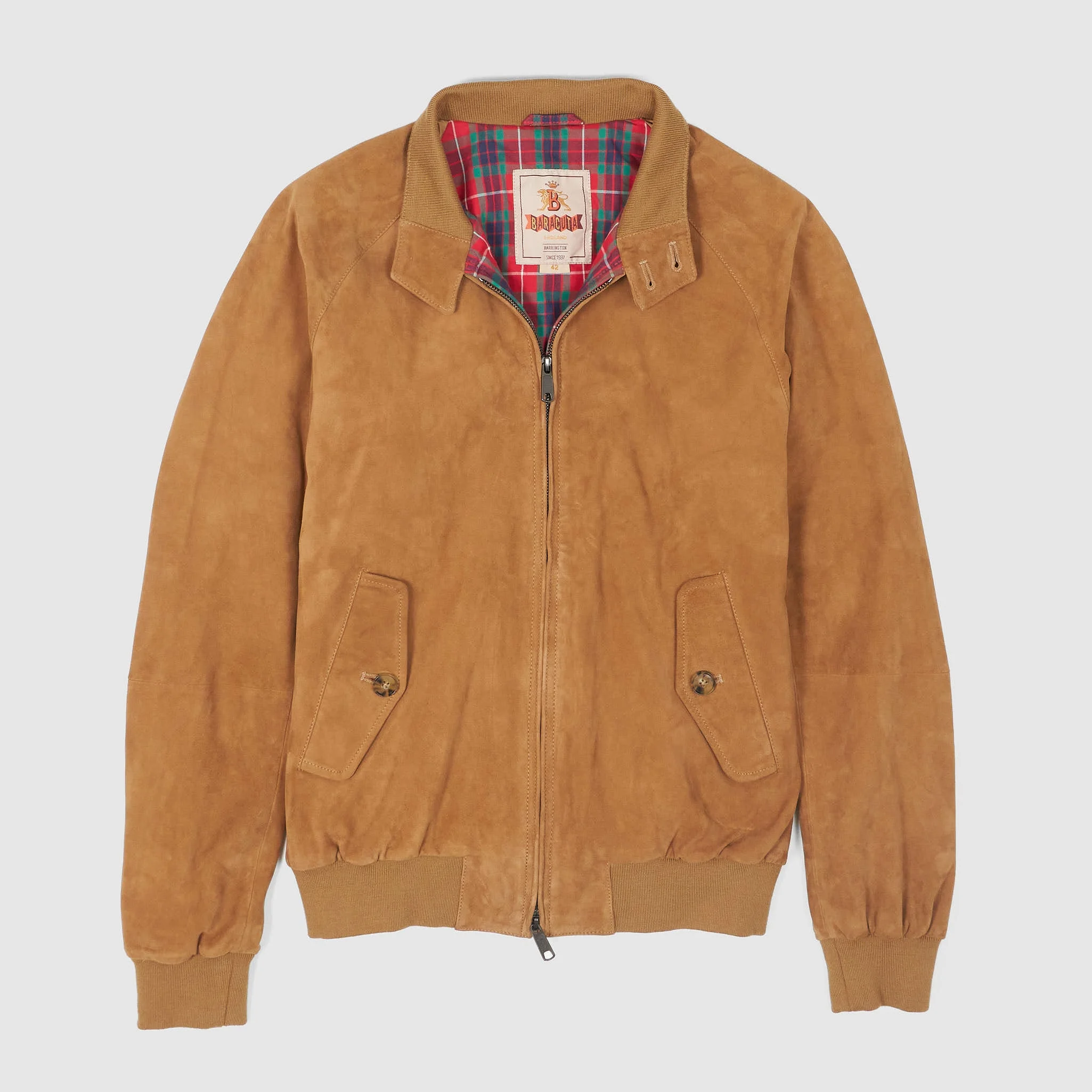 Baracuta G9 Suede Leather Jacket - 1