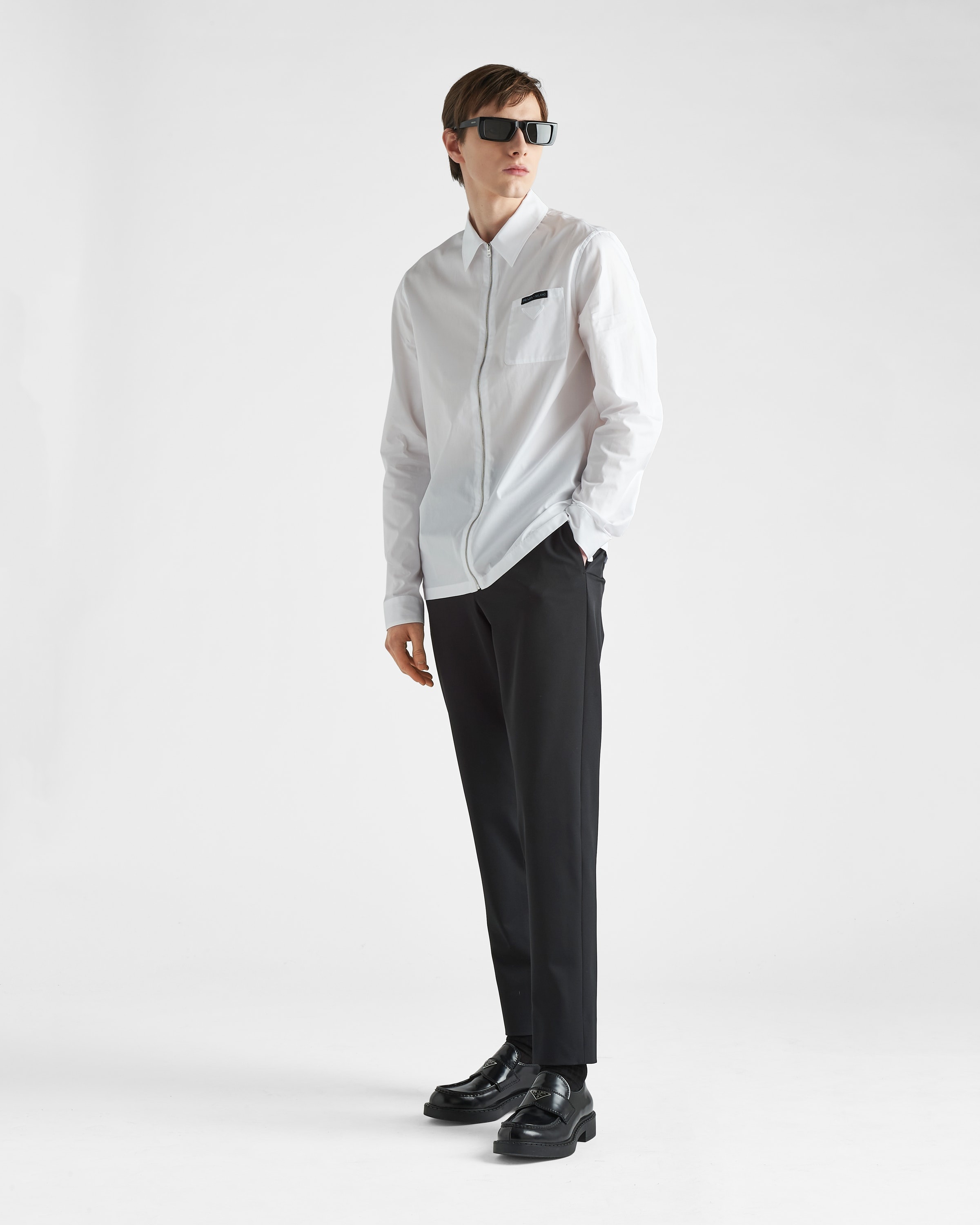Stretch technical fabric pants - 2