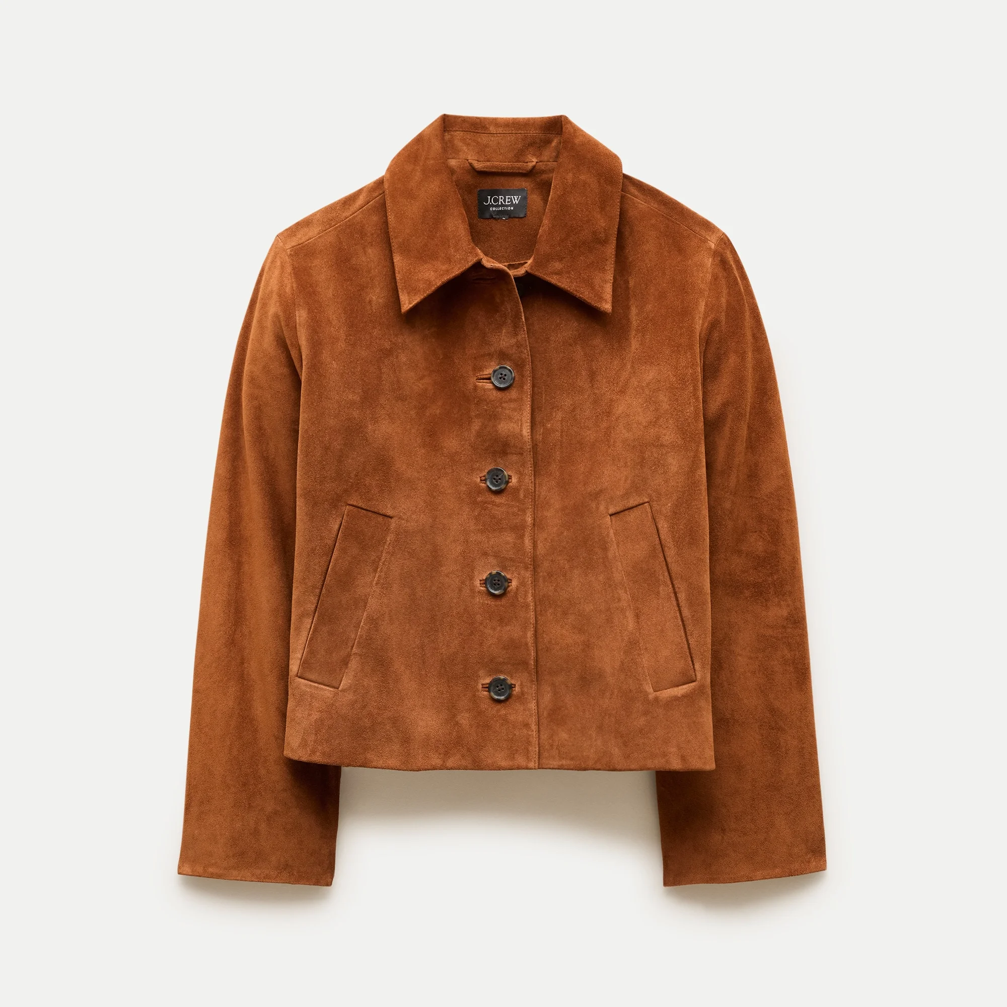Cropped Barn Jacket™ in suede - 1
