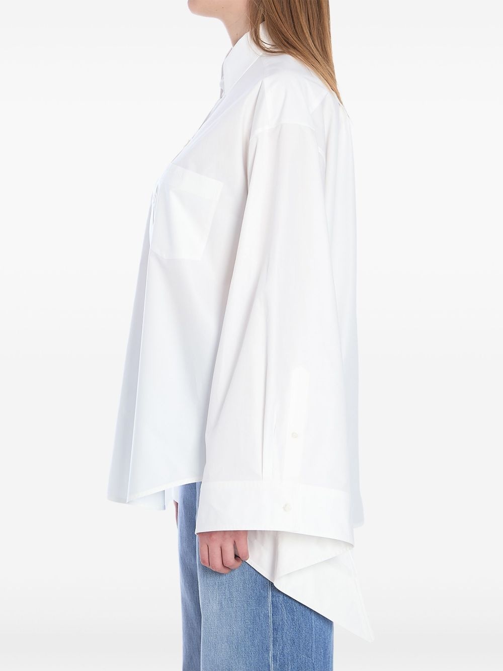 tied-cuff shirt - 2