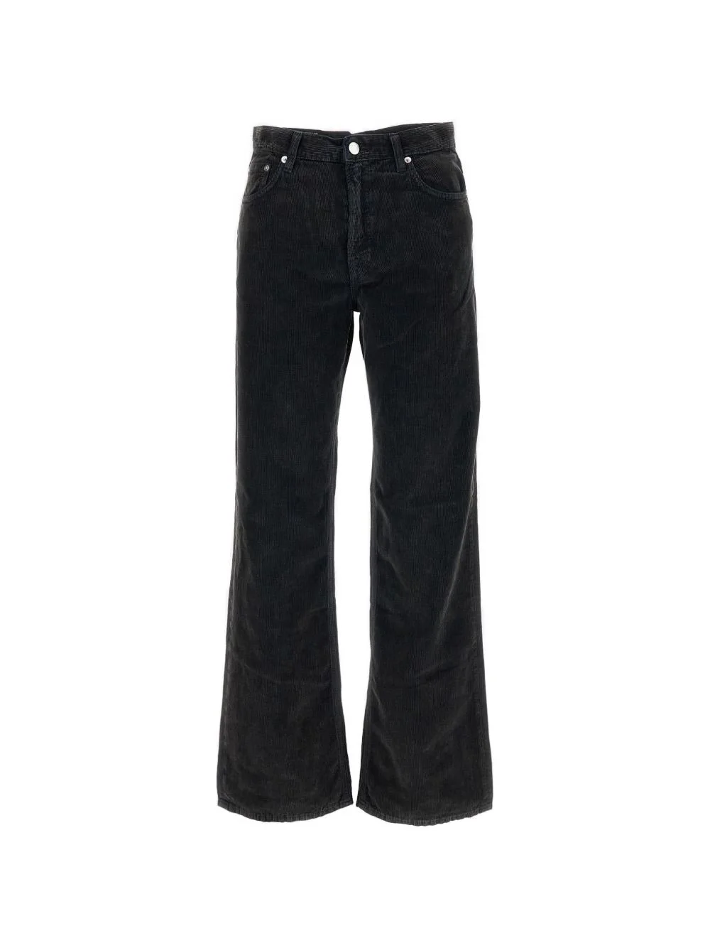 corduroy-textured trousers - 1
