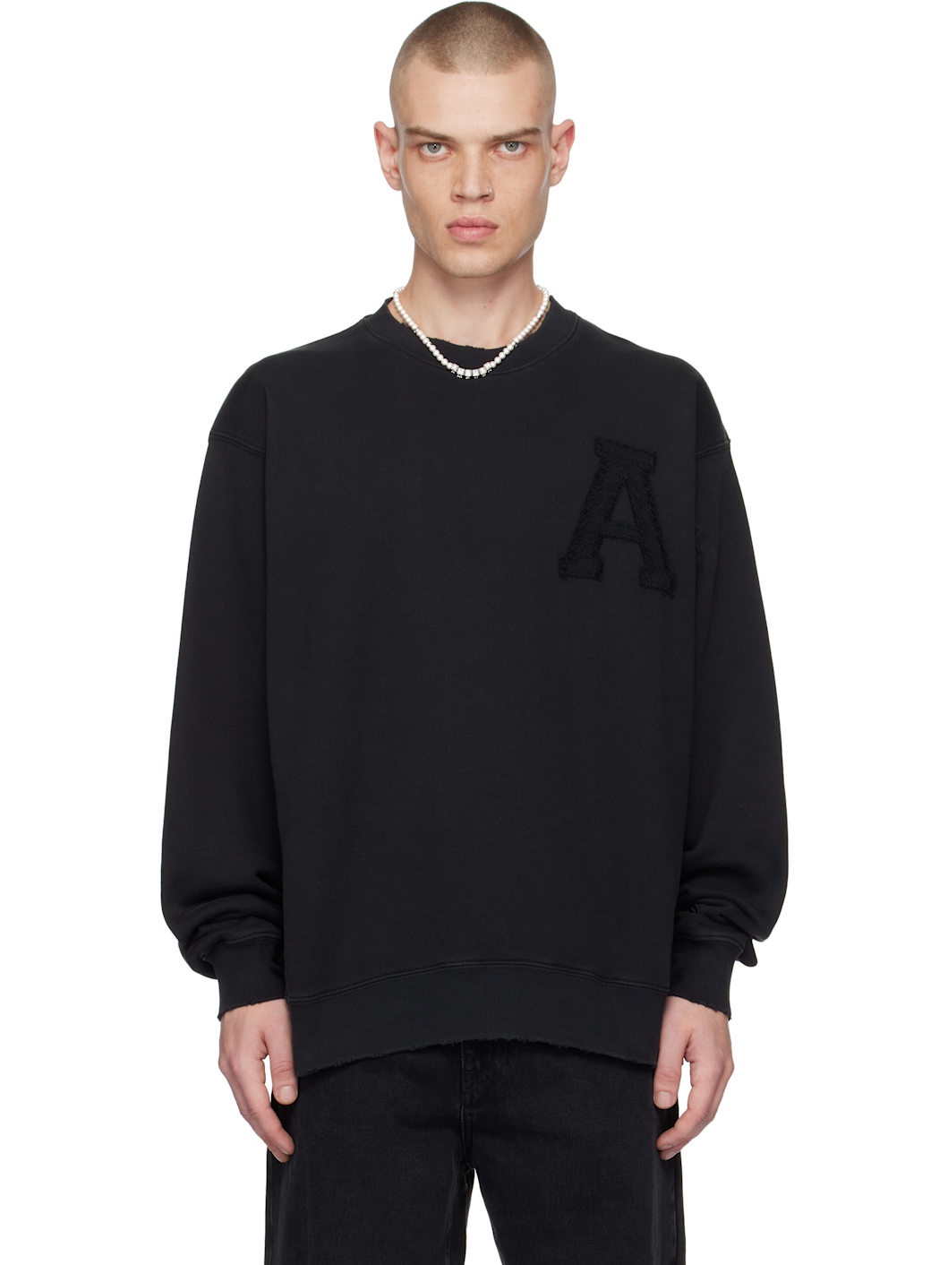 【関税込み】Ambush ブラック Hole スウェットシャツ Ambush Black Hole Sweatshirt | REVERSIBLE