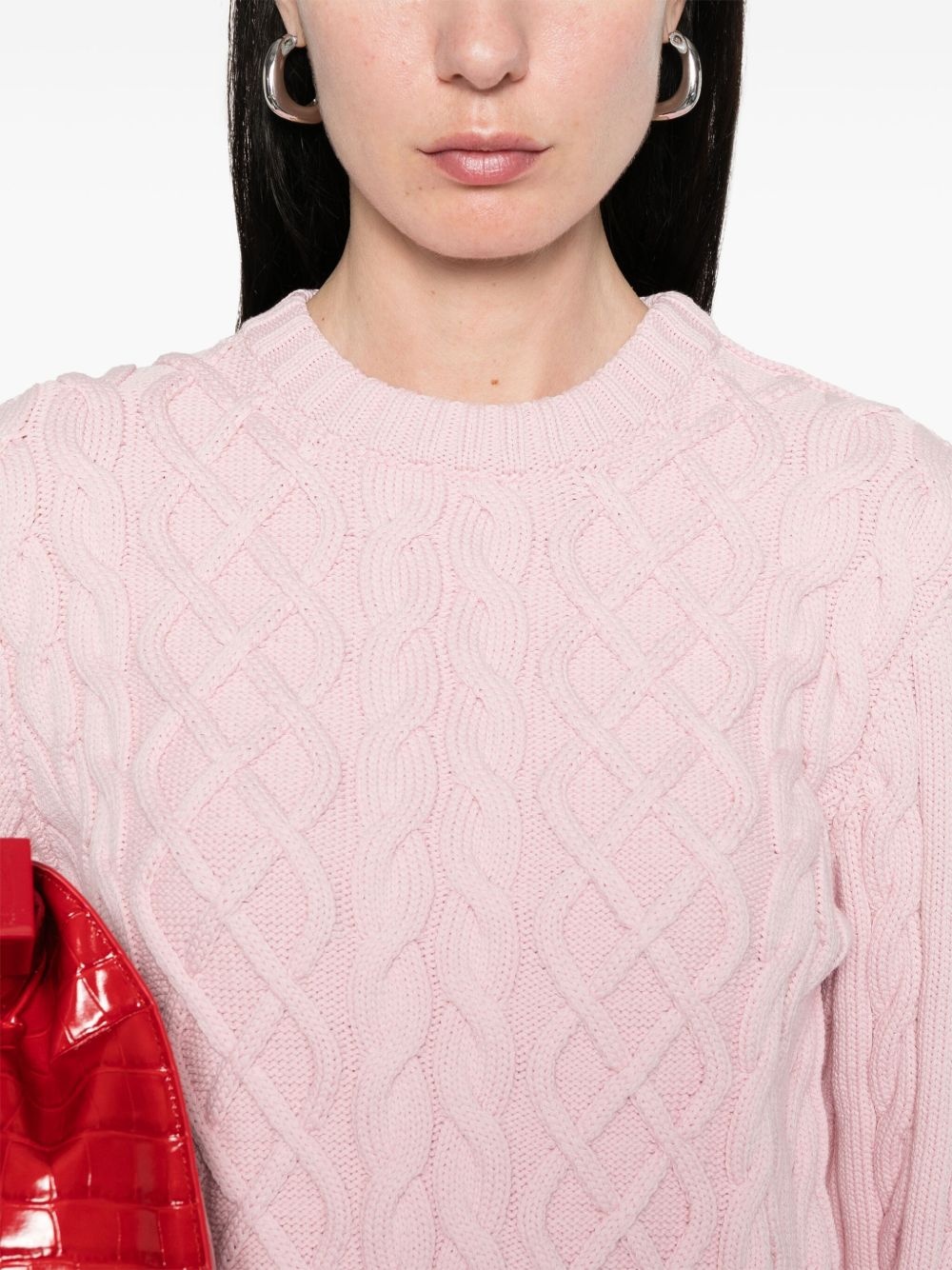 cable-knit sweater - 5
