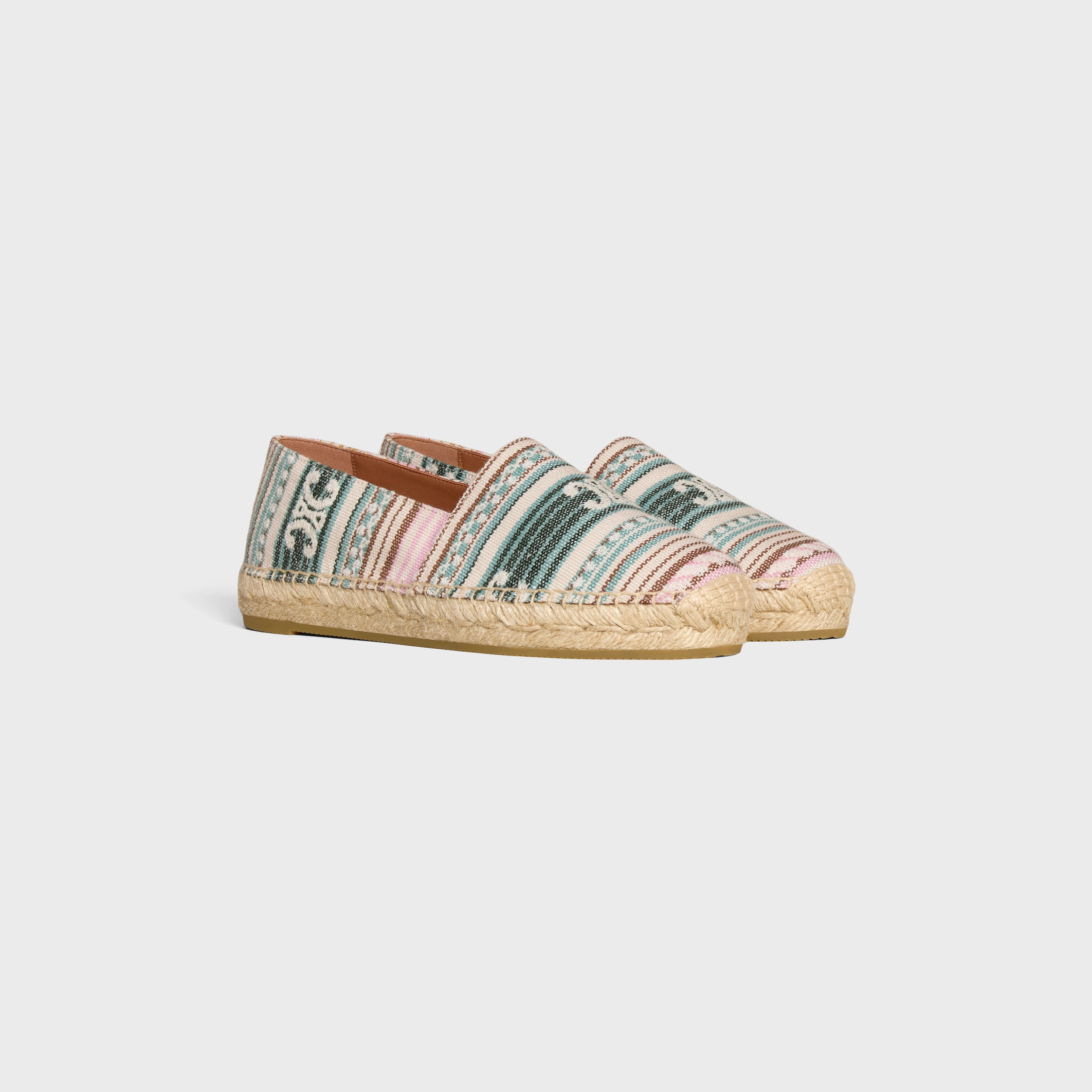 LES ESPADRILLES CELINE IN Triomphe Jacquard Fabric - 2