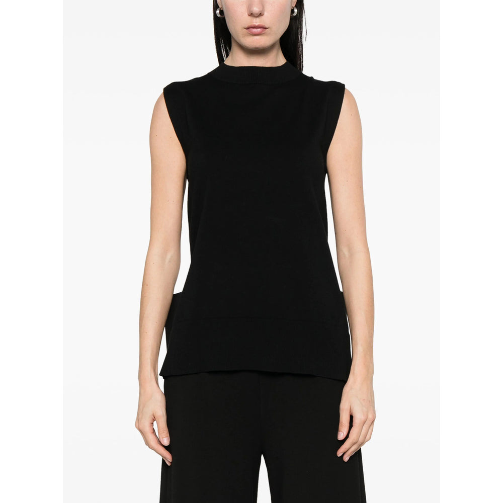 Sacai Black Tops - Vests & Tank Tops Women - 4
