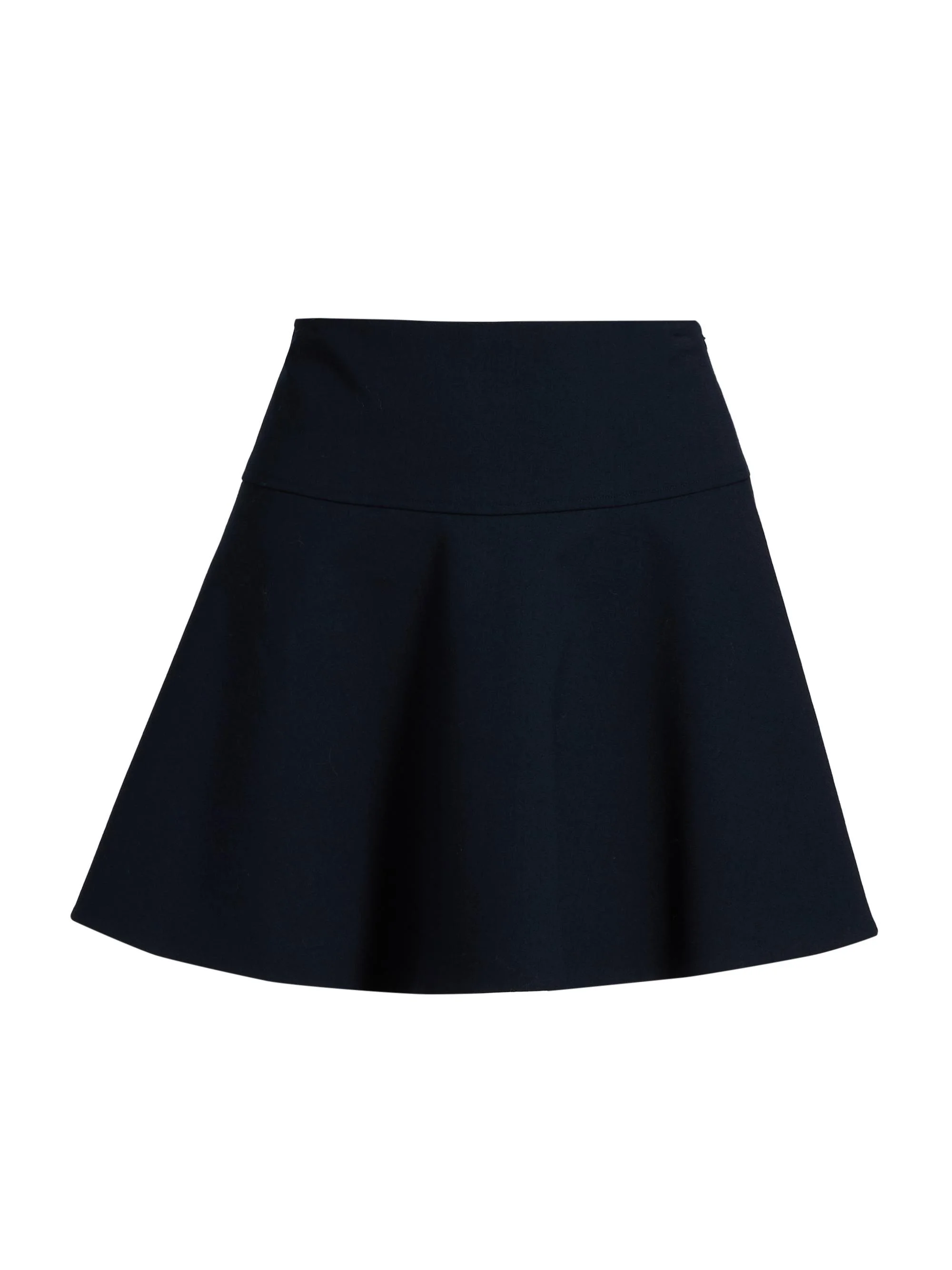 Women's Kiernan Wool-Blend Miniskirt - Navy - 1