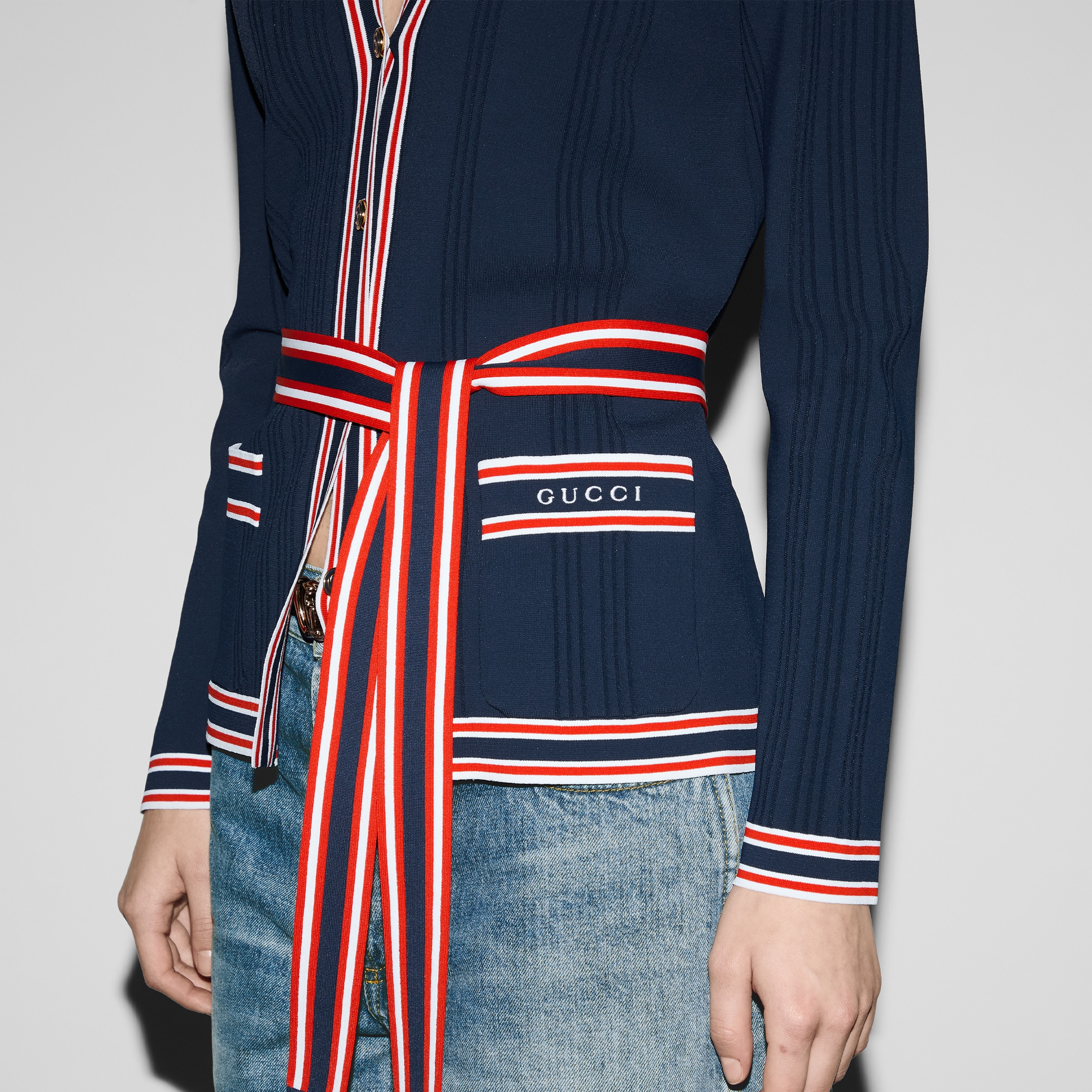 Stretch viscose cardigan - 5