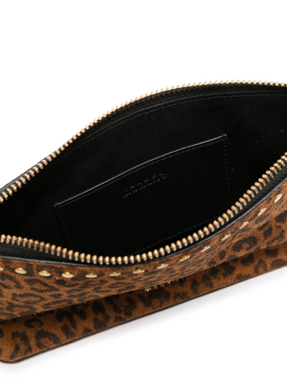 leopard-print flat pouch - 3