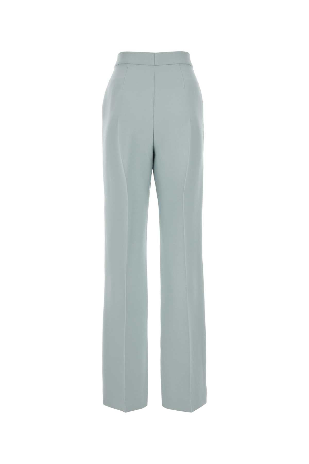Fendi Women Powder Blue Wool Blend Pant - 2