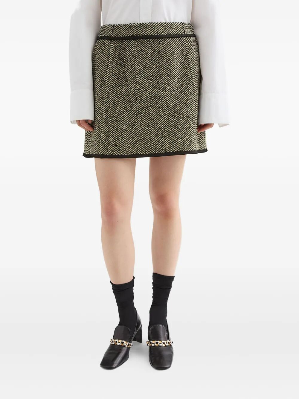 Jil Sander Women "102 W Trim" Skirt - 5